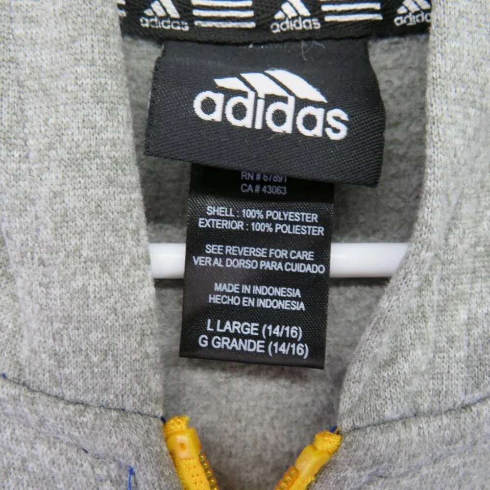 Golden State Warriors Jacket Youth Large‎ NBA Basketball ClimaWarm Adidas
